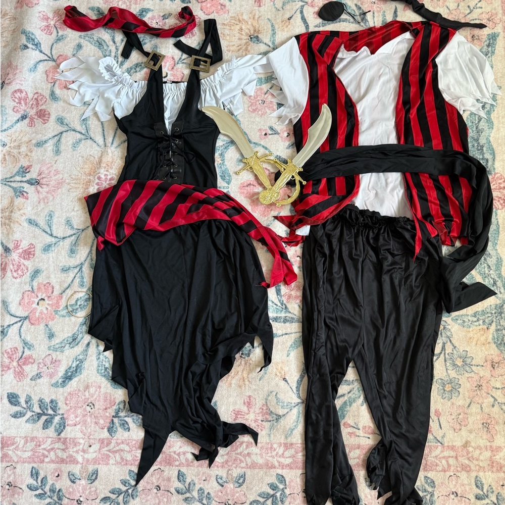 SOLD- Couples Pirate Costumes